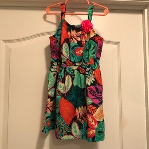 Girls tropical dress